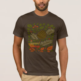 Höst- och vintersemester Säsongens hälsningar T Shirt