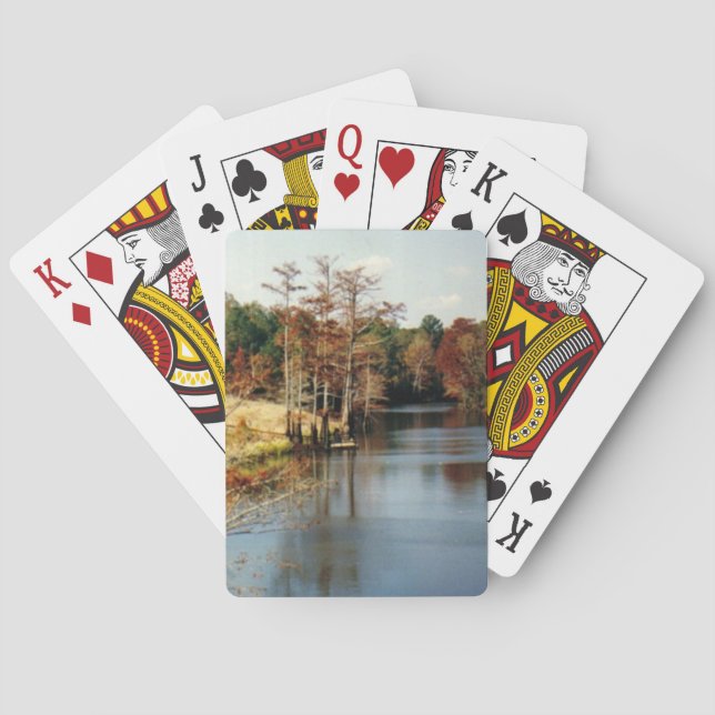 Höst på Bayou Spelkort (Baksidan)