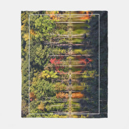 Höst på Beardsley Pond Fleecefilt