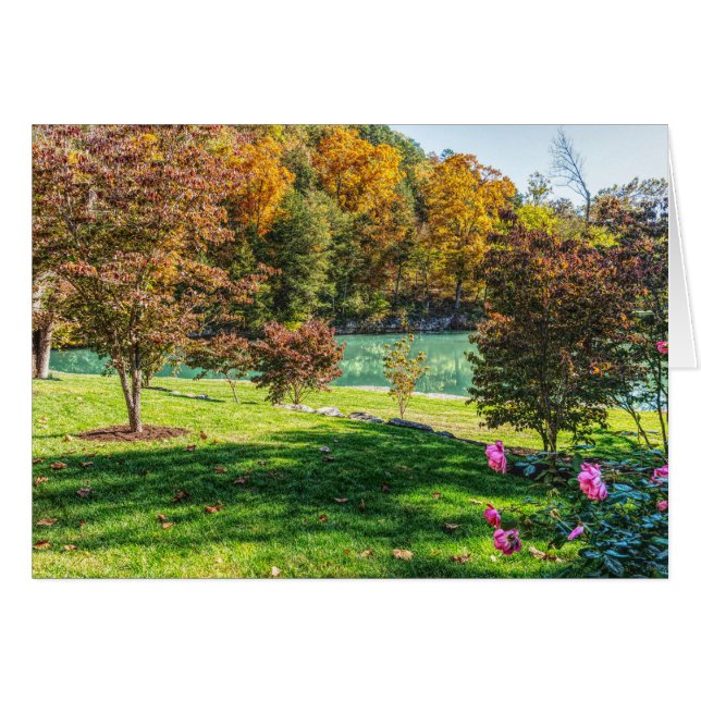 Höst på Dogwood Greeting Card OBS Kort (Framsidan Horizontal)