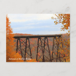 Höst på Kinzua Bridge Vykort