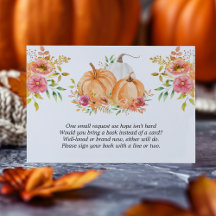 Höst Pumpa Blommiga Böcker För Bebis Inneslutnings
