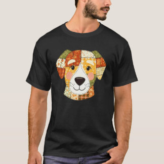 Höst Pumpa Hund Höst Skörd Halloween T Shirt