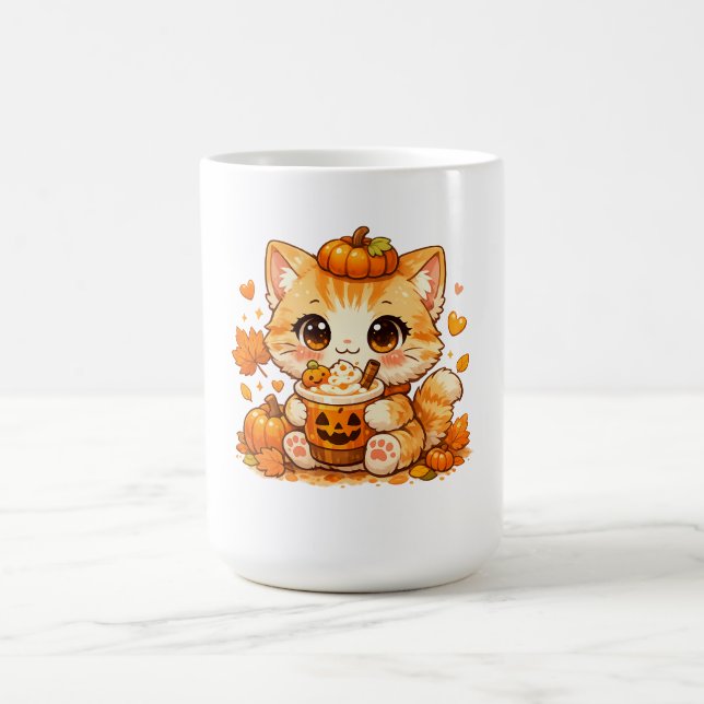 Höst Pumpadrink Katt  Kaffemugg (Center)