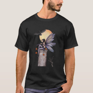 Höst Raven Gotisk Sagolik Fantasykonst T Shirt