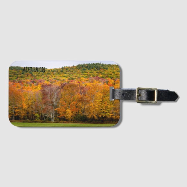 "Höst" - resggtagg Bagagebricka (Framsida horisontal)