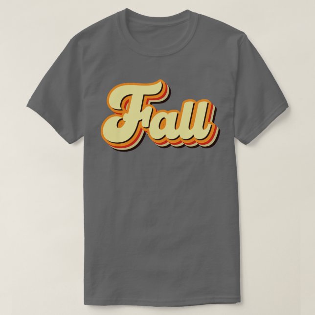 Höst Retro Text T Shirt (Design framsida)