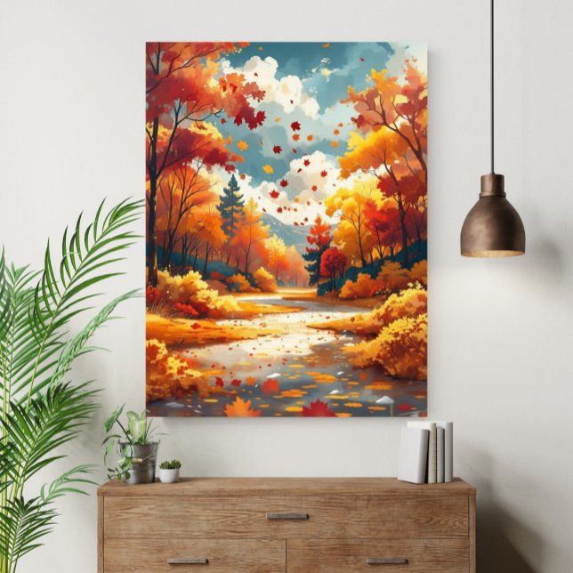 Höst Seren Vacker Natur Landskap Poster (Skapare uppladdad)