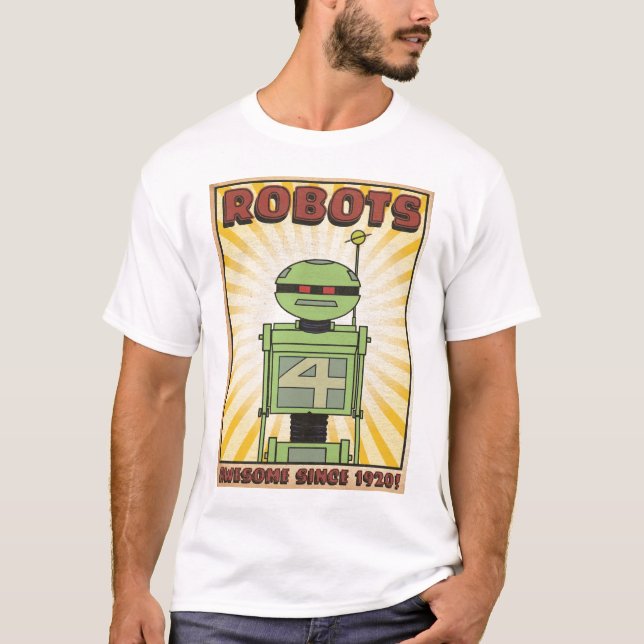 Höst skjorta för sjö"ROBOT" Tröja (Framsida)