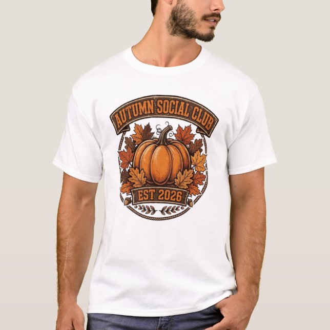 Höst Social Klubb EST 2026 Pumpa Höst T-Shirt (Framsida)