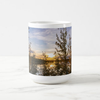 Höst solnedgång kaffemugg