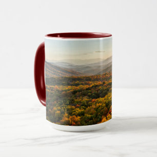 Höst solnedgång North Carolina Mugg