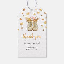 Höst Söta Stövlar Baby Shower Tack