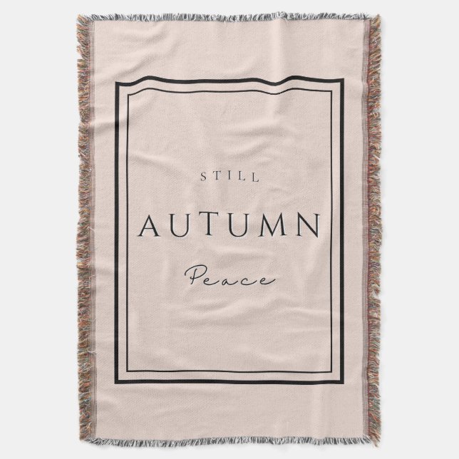 Höst stillfreds III Blanket - Mysigt fallhem Filt (Framsidan Vertikal)