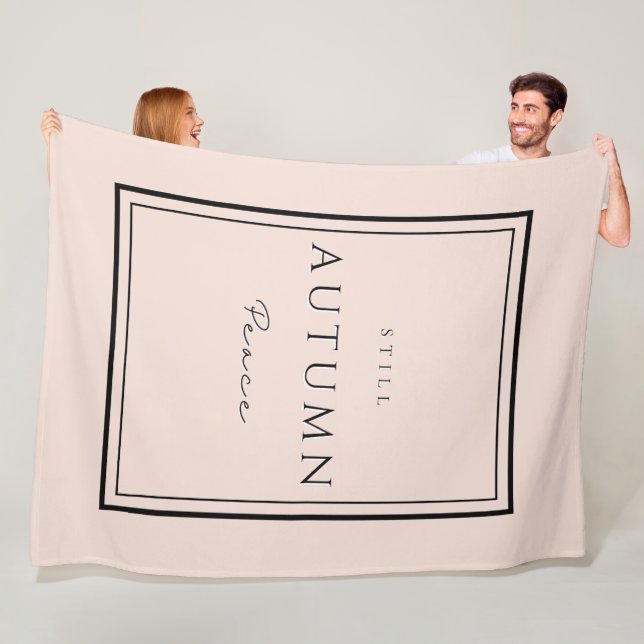 Höst stillfreds III Fleece Blanket-Mysigt Fall (På plats)