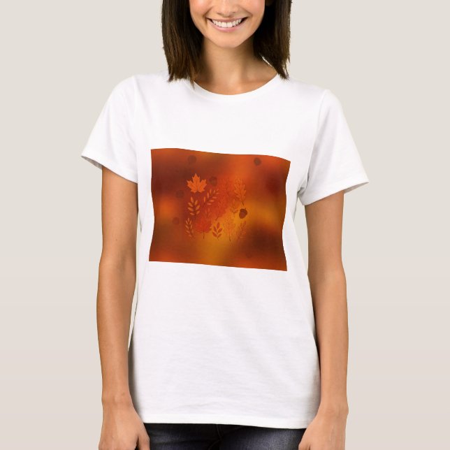 Höst t-shirt för kvinnor (Framsida)