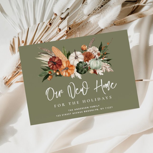 höst tacksgiving semester flyttenklavisering vykort (Skapare uppladdad)