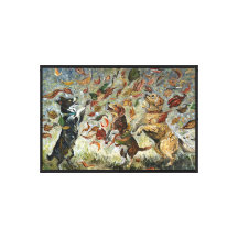 Höst Tailwag Whimsical Golden Retriever Hundar Olj