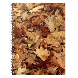 höst, torr löv anteckningsbok