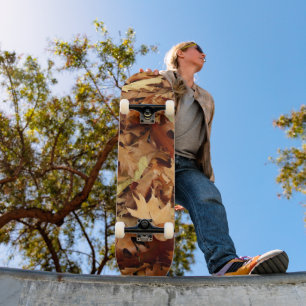 höst, torr löv mini skateboard bräda 18,5 cm
