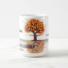 Höst Träd Glad Thanksgiving Lycklig Kaffemugg