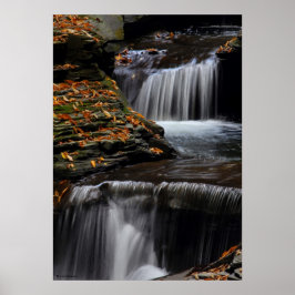 Höst vattenfall poster