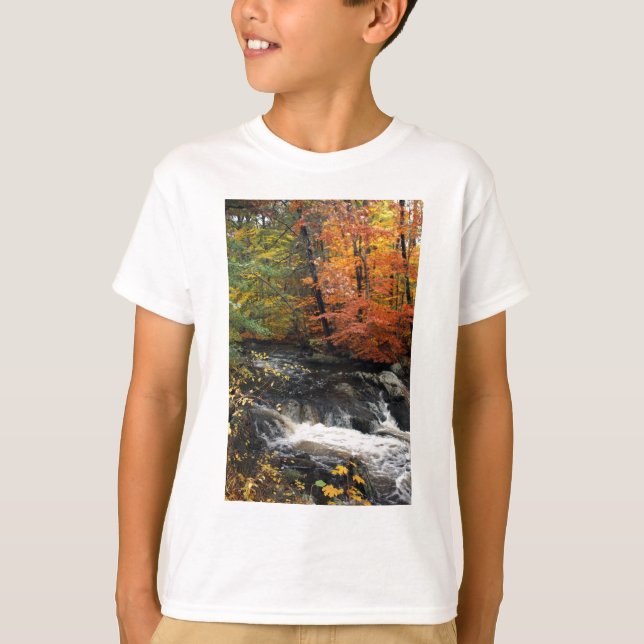 Höst vattenfall t-shirt (Framsida)