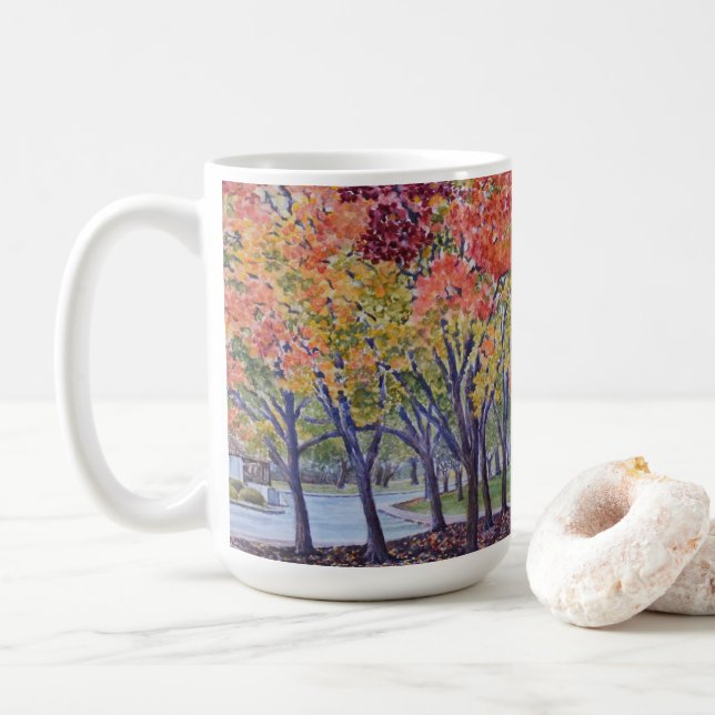 Höst vid Saint Mary's College Kaffemugg (Med munk)