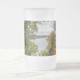 Höst vid Truman Dam Frosted Glass Beer Mugg