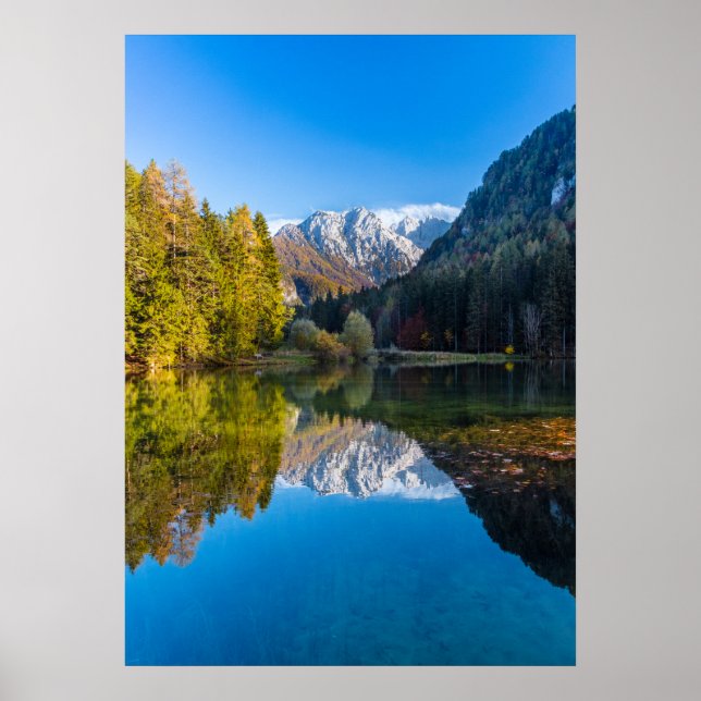 Höst vid Zgornje Jezersko Poster (Framsidan)