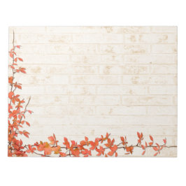 Höst Vine Bröllop Anteckningsblock