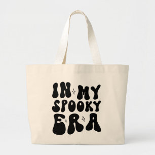 Höst Vintage I Min Kusliga Era Retro Halloween Jumbo Tygkasse