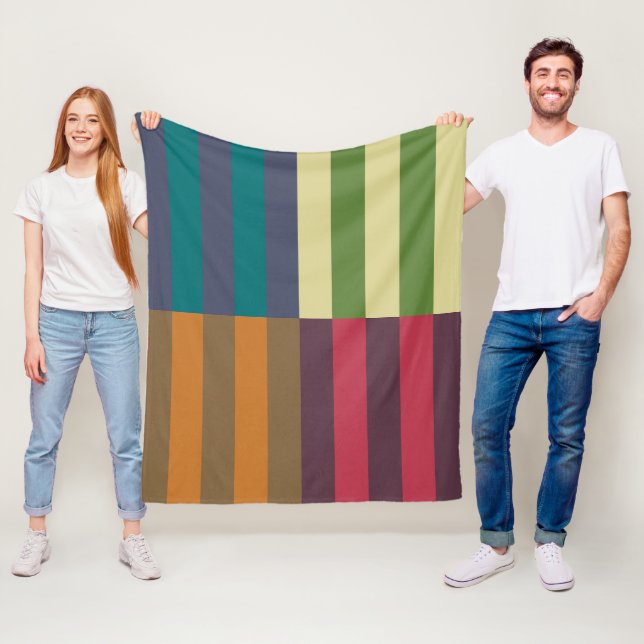Höst Vinter Pantone Palett Fleecefilt (På plats)
