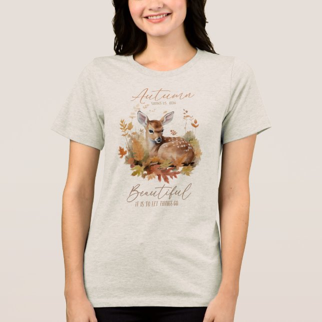 Höst Visar Oss  T Shirt (Framsida)