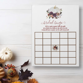 Höst Vit Pumpa Förälskad Bingo Anteckningsblock