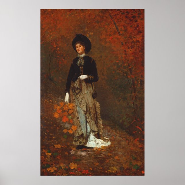 Höst - Winslow Homer Fine Art Poster (Framsidan)