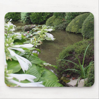 Hosta in a Zen Garden Mousepad Musmatta