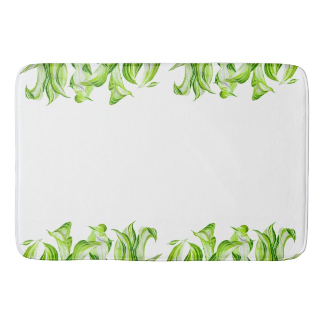 "Hosta med Mosta" på en badmat Badrumsmatta (Framsidan)