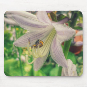 Hosta och bin musmatta