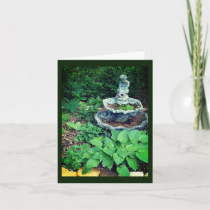 Hosta trädgård tack kort
