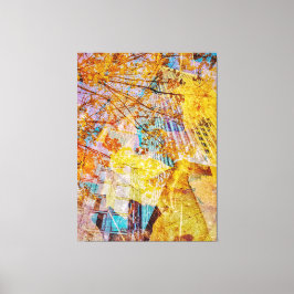 HöstAbstrakt Canvastryck