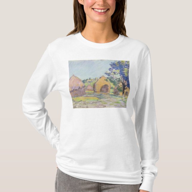 Höstackar på Sanktt-Cheron Tee Shirt (Framsida)