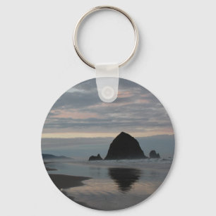 Höstacksten på kanonstranden nyckelring