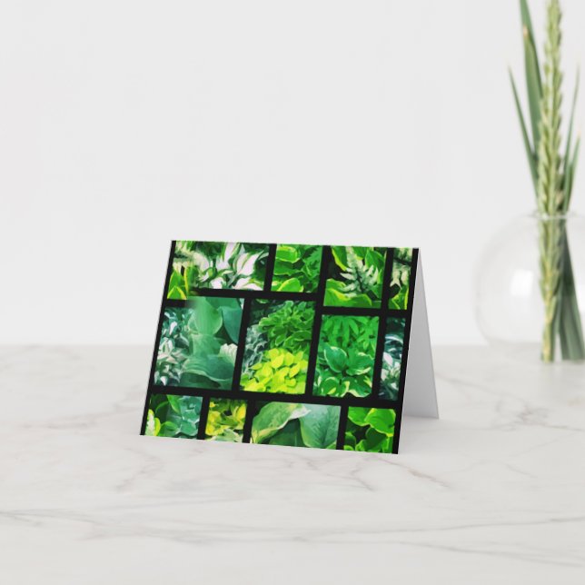 Hostahimmel noterar kortet kort (Framsida)