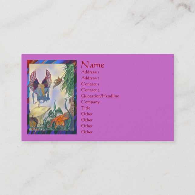 Höstälvavisitkort Visitkort (Framsida)