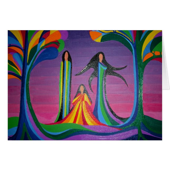 Höstandar Hälsningskort (Framsidan Horizontal)