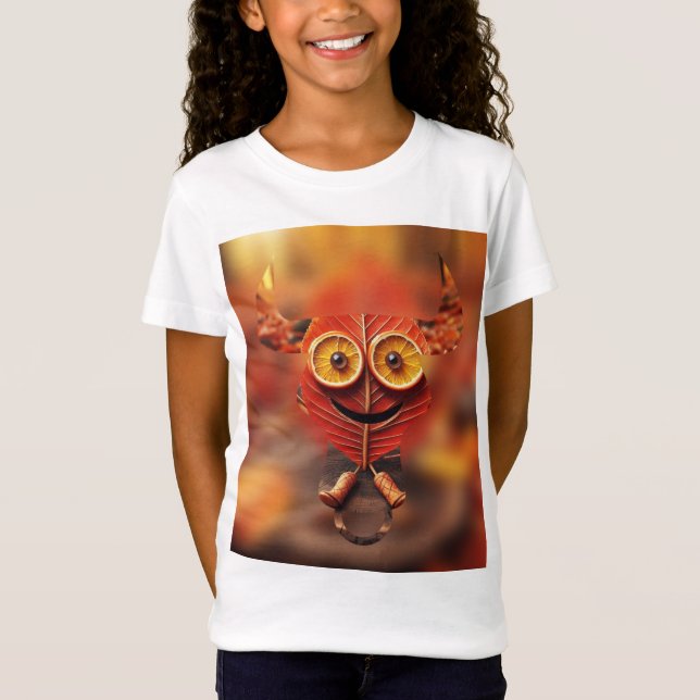 Höstårens lekfull Dance of Kärlek" T Shirt (Framsida)