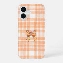 Höstbåge Estetisk Mysig Orange iPhone 16 Fodral