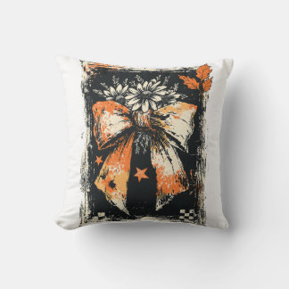 Höstband Rosett Distressed Kudde