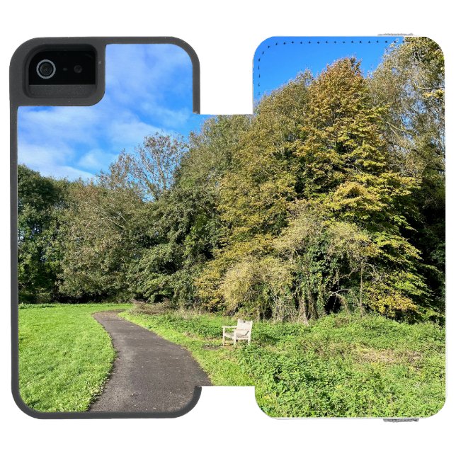 Höstbänk.. Incipio iPhone Wallet Skal (Folio Öppen)